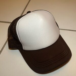 Brown trucker hat